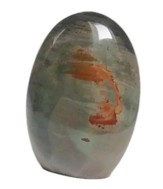 Jaspe polychrome ou imprimé tout poli 258 g / 8,5 x 6 cm Madagascar